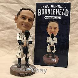 Lou Gehrig 2014 New York Yankees Luckiest Man Bobblehead Statue Figurine SGA