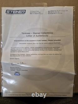 Lou Gehrig #4 New York Yankees Authentic Old Stadium Brick Framed Display