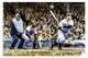 Lou Gehrig Batting New York Yankees Old Stadium 1mc1 Oil Painting Art Print