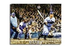 Lou Gehrig Batting New York Yankees Old Stadium 1MC1 Oil Painting Art Print