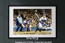 Lou Gehrig Batting New York Yankees Old Stadium 1MC1 Oil Painting Art Print