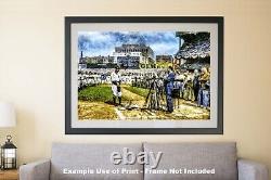Lou Gehrig Farewell Address New York Yankees Old Stadium 1MC1 Painting Art Print