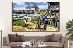Lou Gehrig Farewell Address New York Yankees Old Stadium 1MC1 Painting Art Print