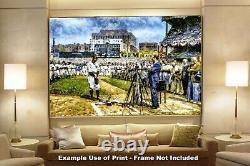 Lou Gehrig Farewell Address New York Yankees Old Stadium 1MC1 Painting Art Print