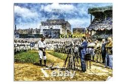 Lou Gehrig Farewell Address New York Yankees Old Stadium 1MC1 Painting Art Print