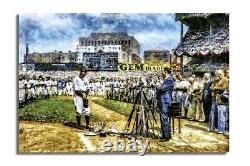 Lou Gehrig Farewell Address New York Yankees Old Stadium 1MC1 Painting Art Print