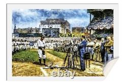 Lou Gehrig Farewell Address New York Yankees Old Stadium 1MC1 Painting Art Print