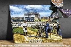 Lou Gehrig Farewell Address New York Yankees Old Stadium 1MC1 Painting Art Print