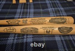 Louisville Slugger Yankees Yankee Stadium 2009 Commemorative Bat Set with Stand