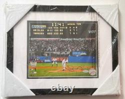 MARIANO RIVERA SIGNED FINAL PITCH LAST GAME OLD YANKEE STADIUM FRAMED 8x10 PHOTO
