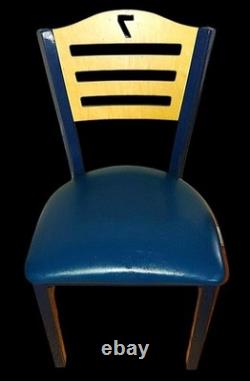 MICKEY MANTLE RESTAURANT CHAIR SEAT Mantle's Stadium Yankees Maris Judge Jeter 7