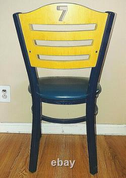 MICKEY MANTLE RESTAURANT CHAIR SEAT Mantle's Stadium Yankees Maris Judge Jeter 7