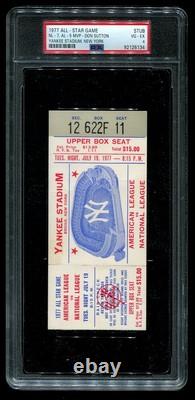 MLB ALL STAR GAME PSA TICKET 1977 NEW YORK YANKEE STADIUM Reggie Jackson