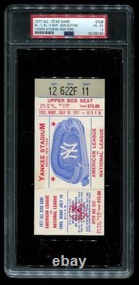 MLB ALL STAR GAME PSA TICKET 1977 NEW YORK YANKEE STADIUM Reggie Jackson