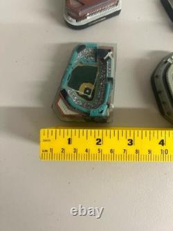 MLB Danbury Mint Lot of 6 Miniature Baseball Stadium Replica 2005 Yankees Fenway