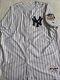 Mlb Majestic Authentic New York Yankees Jeter Stadium Patch Baseball Jersey Sz60