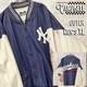 Mlb Unused York Yankees 90s Reversible Embroidered Stadium Jacket 2xl Navy/crea