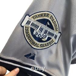 Majestic 2009 Inaugural Yankees Stadium Derek Jeter 3000 Career Hits Jersey 48