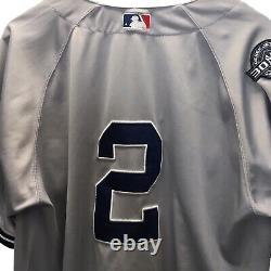 Majestic 2009 Inaugural Yankees Stadium Derek Jeter 3000 Career Hits Jersey 48