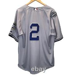 Majestic 2009 Inaugural Yankees Stadium Derek Jeter 3000 Career Hits Jersey 48