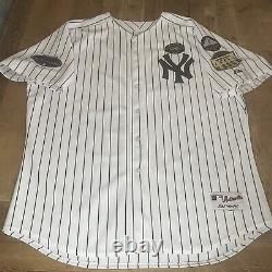 Majestic Authentic Jeter #2 Yankees 2008 Jersey All-Star Stadium Sheppard 3XL 56