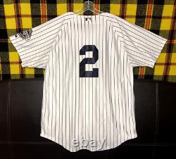 Majestic MLB Derek Jeter Jersey 2009 Yankee Stadium Inaugural Season Size 56
