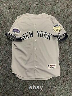 Majestic New York Yankees Authentic Baseball Jersey Stadium Patch Derek Jeter