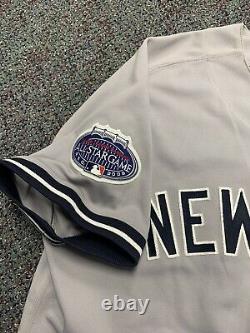 Majestic New York Yankees Authentic Baseball Jersey Stadium Patch Derek Jeter