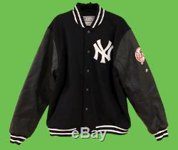 Majestic New York Yankees On Field Stadium Varsity Jacket Size XL MLB