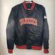 Majestic New York Yankees Stadium Jacket Men's Size Xl Black X Red Embroidered