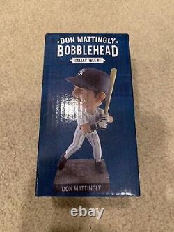 Mariano Rivera & Don Mattingly Yankees SGA Bobblehead Lot Witharm Sleeve, Pencils