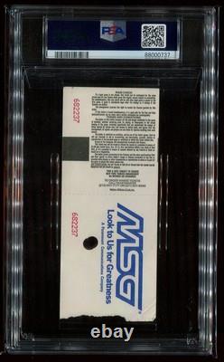 Mariano Rivera Yankee Stadium Debut PSA Ticket 1995 New York Yankees MLB PSA 2