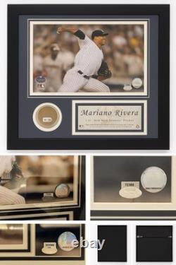Mariano Rivera Yankees Authenticated Yankee Stadium Dirt MLB Photo File Framed