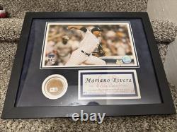 Mariano Rivera Yankees Authenticated Yankee Stadium Dirt MLB Photo File Framed