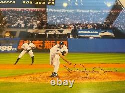Mariano Rivera Yankees last pitch at Yankees Stadium Signed & Framed Steiner