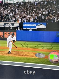 Mariano Rivera Yankees last pitch at Yankees Stadium Signed & Framed Steiner CoA