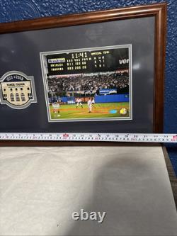 Mariano Rivera Yankees last pitch at Yankees Stadium Signed & Framed Steiner CoA