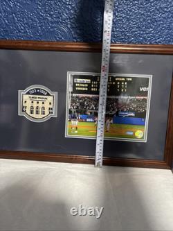 Mariano Rivera Yankees last pitch at Yankees Stadium Signed & Framed Steiner CoA