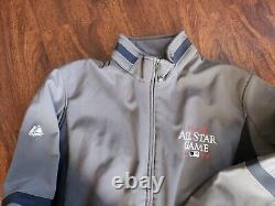 Men's Mlb All+star Game 2008 Yankee Stadium Gray Jacket Size Large Made In