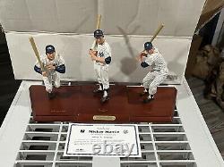 Mickey Mantle Danbury Mint Triple Crown Figure NY Yankees MINT ORIGINAL BOX/COA