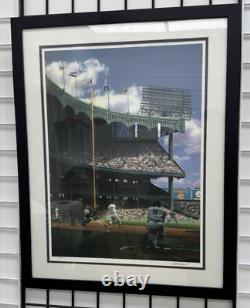 Mickey Mantle & Roger Maris OLD Yankee Stadium 30x25 Litho Bill Purdom SN/799