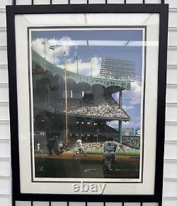 Mickey Mantle & Roger Maris OLD Yankee Stadium 30x25 Litho Bill Purdom SN/799