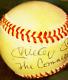 Mickey Mantle Signed Auto Autographed Baseball New York Yankees Stadium Read