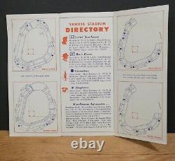 Mid Century MLB New York Yankees 1950s Yankee Stadium Guide Mickey Mantle