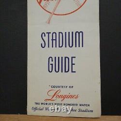 Mid Century MLB New York Yankees 1950s Yankee Stadium Guide Mickey Mantle