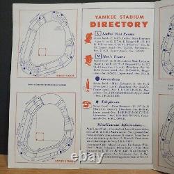 Mid Century MLB New York Yankees 1950s Yankee Stadium Guide Mickey Mantle