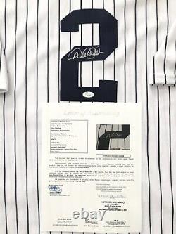 NEW YORK YANKEES DEREK JETER signed 2008 FINAL SEASON YANKEE STADIUM JERSEY JSA