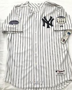 NEW YORK YANKEES DEREK JETER signed 2008 FINAL SEASON YANKEE STADIUM JERSEY JSA