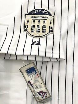 NEW YORK YANKEES DEREK JETER signed 2008 FINAL SEASON YANKEE STADIUM JERSEY JSA