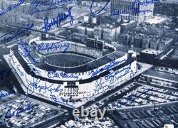NEW YORK YANKEES GREATS signed 11x14 Yankee Stadium photo by 26 Yankee Greats